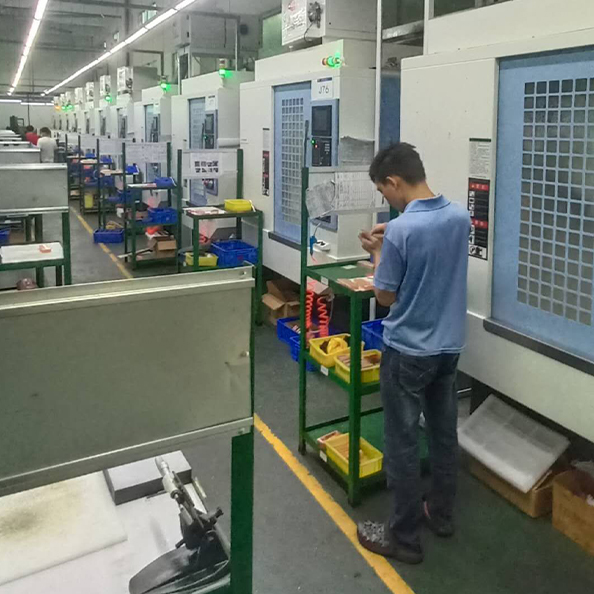 加工中心现场安装图